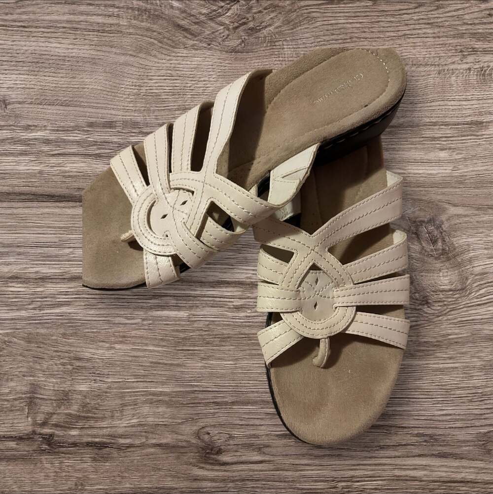 Croft & Barrow Women’s Comfort Sandals Size 9.5 Strappy Slide Sandals